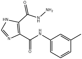 1H-Imidazole-4-carboxylicacid,5-[[(3-methylphenyl)amino]carbonyl]-,,627470-02-4,结构式