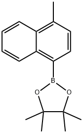 4,4,5,5-Tetramethyl-2-(4-methylnaphthalen-1-yl)-1,3,2-dioxaborolane Structure