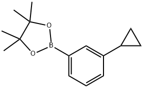 3-环丙基苯硼酸频哪醇酯, 627526-56-1, 结构式
