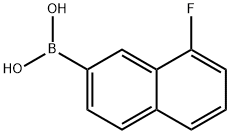 Boronic acid, (8-fluoro-2-naphthalenyl)- (9CI) Struktur