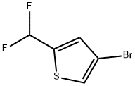 4-溴-2-(二氟甲基)噻吩,627526-93-6,结构式