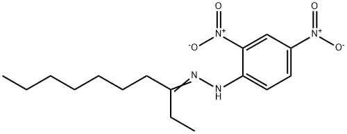 3-Decanone (2,4-dinitrophenyl)hydrazone Structure