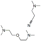 2-(2-dimethylaminoethoxy)-N,N-dimethyl-ethanamine: 3-dimethylaminoprop anenitrile Struktur