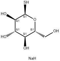 1-THIO-D-GLUCOSE SODIUM SALT Structure