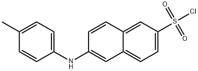 6-(对甲苯氨基)-2-萘磺酰氯, 62778-24-9, 结构式