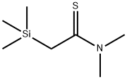 Ethanethioamide,  N,N-dimethyl-2-(trimethylsilyl)- Structure