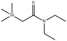 Ethanethioamide,  N,N-diethyl-2-(trimethylsilyl)- Structure