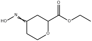 2H-Pyran-2-carboxylicacid,tetrahydro-4-(hydroxyimino)-,ethylester(9CI) Structure