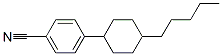 p-(4-Pentylcyclohexyl)benzonitrile Structure