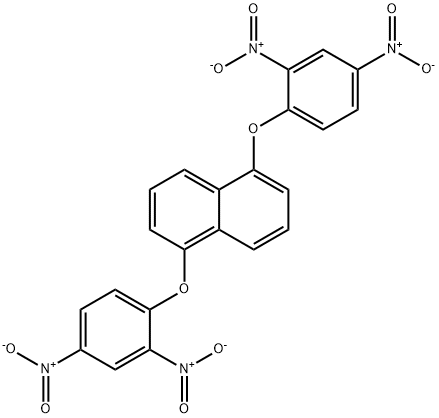 1,5-bis(2,4-dinitrophenoxy)naphthalene Structure