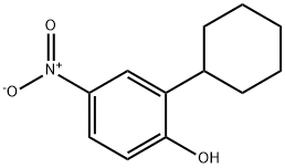 2-环己基-4-硝基苯酚,6281-53-4,结构式