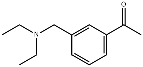 1-(3-DIETHYLAMINOMETHYL-PHENYL)-ETHANONE 结构式