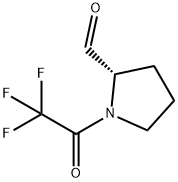 2-Pyrrolidinecarboxaldehyde, 1-(trifluoroacetyl)-, (2S)- (9CI) 结构式