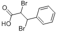 2,3-ジブロモ-3-フェニルプロピオン酸 化学構造式