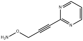 Pyrimidine, 2-[3-(aminooxy)-1-propynyl]- (9CI) 化学構造式