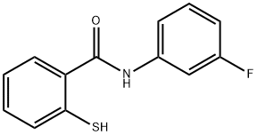Benzamide, N-(3-fluorophenyl)-2-mercapto- (9CI),628702-19-2,结构式