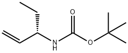Carbamic acid, [(1S)-1-ethyl-2-propenyl]-, 1,1-dimethylethyl ester (9CI) Structure