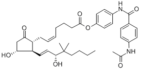 16,16-DIMETHYL PGE2 4-(4-ACETAMIDOBENZAMIDO) PHENYL ESTER