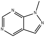 1-甲基吡唑(3,4D)并嘧啶,6288-86-4,结构式