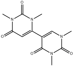 1,1',3,3'-Tetramethyl[4,5'-bipyrimidine]-2,2',4',6(1H,1'H,3H,3'H)-tetrone,62880-87-9,结构式