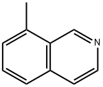 8-メチルイソキノリン 化学構造式