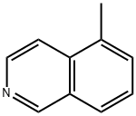 5-甲基异喹啉, 62882-01-3, 结构式