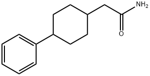 4-Phenylcyclohexane-1-acetamide,6289-64-1,结构式