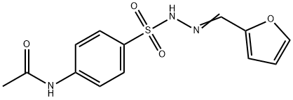 N-(4-{[(2E)-2-(2-Furylmethylene)hydrazino]sulfonyl}phenyl)acetamide,6289-97-0,结构式