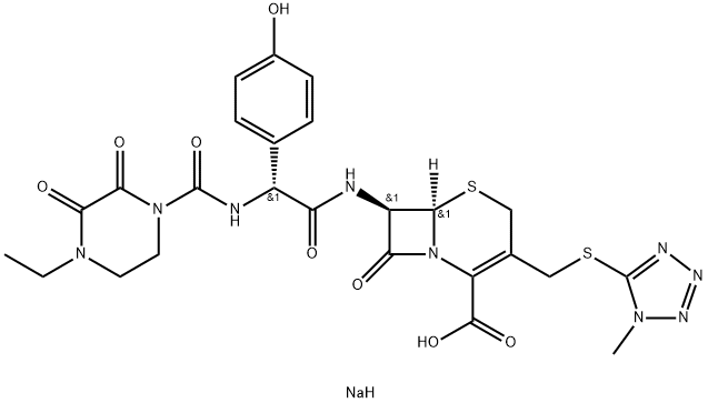 Cefoperazone sodium Struktur