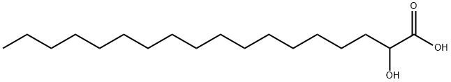 DL-A-HYDROXYSTEARIC ACID Struktur