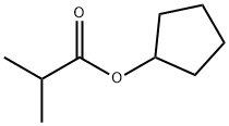 环戊基异丁酸酯,6290-14-8,结构式