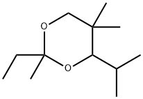 2-ETHYL-2,5,5-TRIMETHYL-4-ISOPROPYL-1,3-DIOXANE Structure