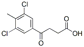 4-(3,5-ジクロロ-4-メチルフェニル)-4-オキソ酪酸 化学構造式