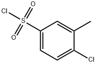 4-クロロ-3-メチルベンゼンスルホニルクロリド 化学構造式