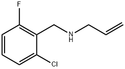 N-(2-クロロ-6-フルオロベンジル)-2-プロペン-1-アミン HYDROCHLORIDE 化学構造式
