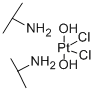 dichlorodihydroxybis(isopropylamine)platinum Structure