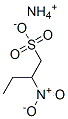 ammonium 2-nitrobutane-1-sulphonate Structure