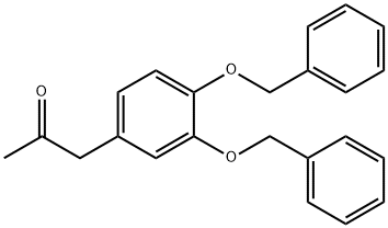 3',4'-Dibenzyloxy-1-phenyl-2-propanone 结构式