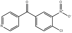 (4-氯-3-硝基苯基)(吡啶-4-基)甲酮 结构式