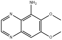 6,7-dimethoxyquinoxalin-5-amine 化学構造式