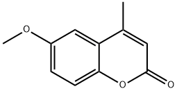 6-METHOXY-4-METHYLCOUMARIN Struktur