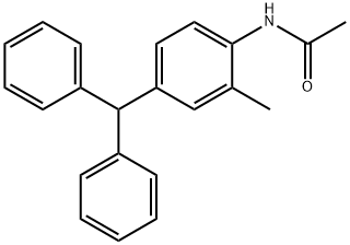 N-(4-benzhydryl-2-methyl-phenyl)acetamide Struktur