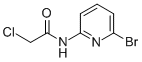 N-(6-BROMO-2-PYRIDINYL)-2-CHLORO-ACETAMIDE 结构式