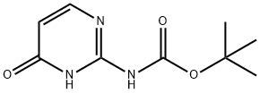 tert-butyl (4-hydroxypyrimidin-2-yl)carbamate Struktur