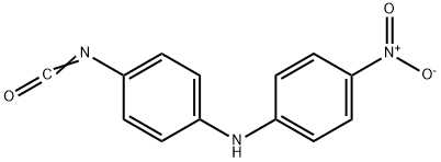 p-(p-Nitroanilino)phenyl isocyanate 结构式