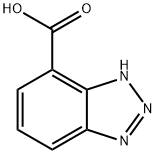1H-苯并三氮唑-7-羧酸,62972-61-6,结构式