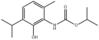 propan-2-yl N-(2-hydroxy-6-methyl-3-propan-2-yl-phenyl)carbamate,6298-80-2,结构式