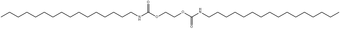 2-(hexadecylcarbamoyloxy)ethyl N-hexadecylcarbamate Struktur