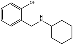 2-CYCLOHEXYLAMINOMETHYL-PHENOL 化学構造式