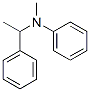 N-methyl-N-(1-phenylethyl)aniline 化学構造式